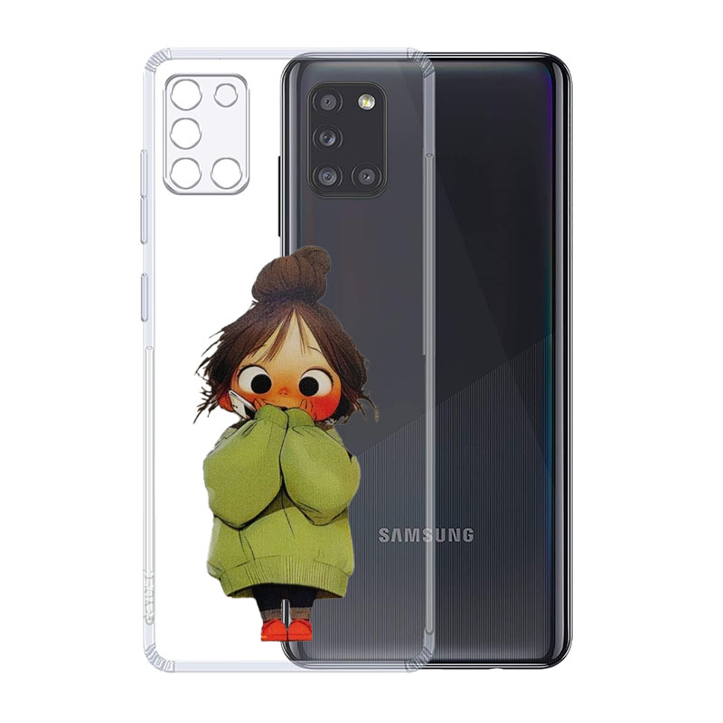 کاور شفاف طرحدار گوشی سامسونگ Samsung A31