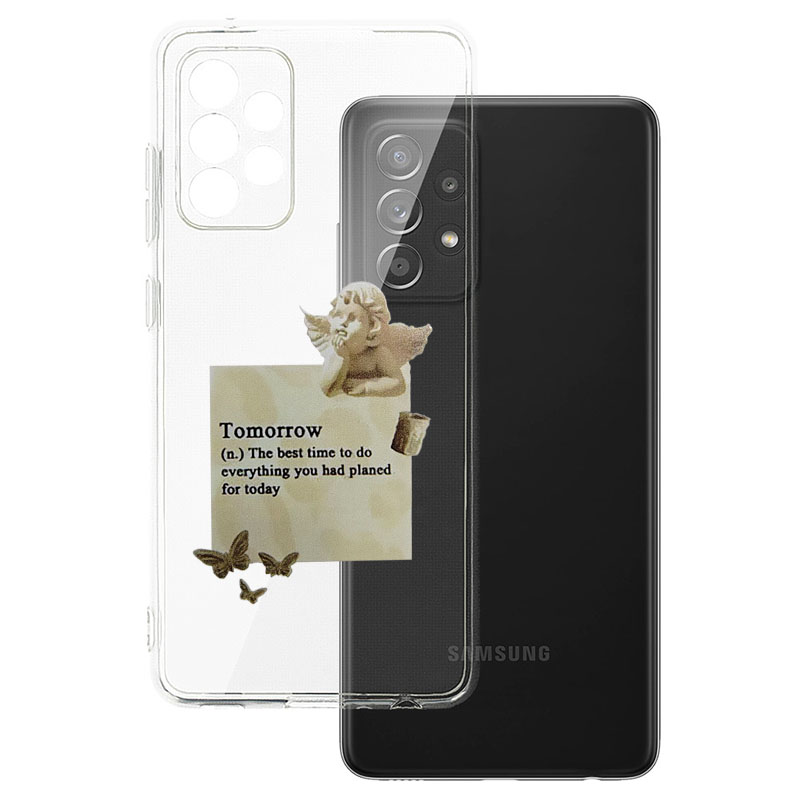 کاور شفاف طرحدار گوشی سامسونگ Samsung A52/A52s